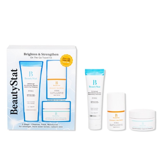BeautyStat Cosmetics Brighten and Strengthen On the Go Travel Kit - Picture 1 of 6